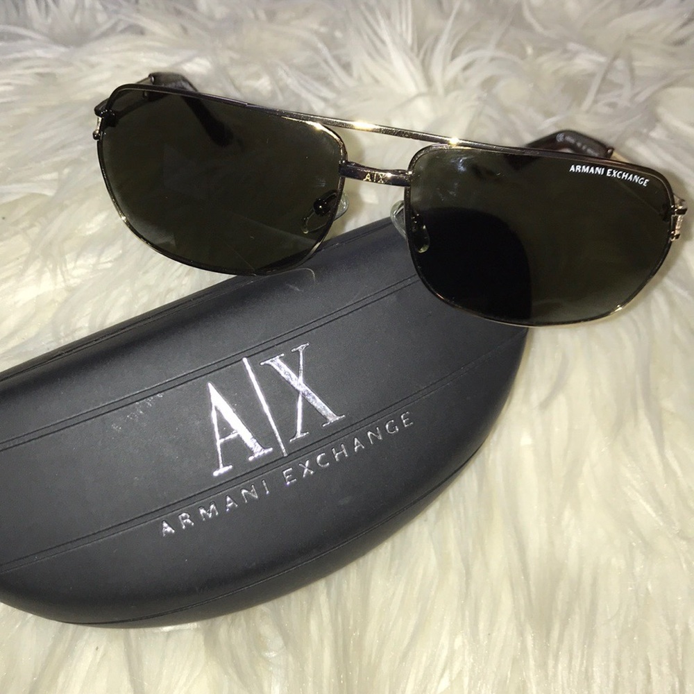 Armani Exchange AX024/S rectangle sunglasses-men